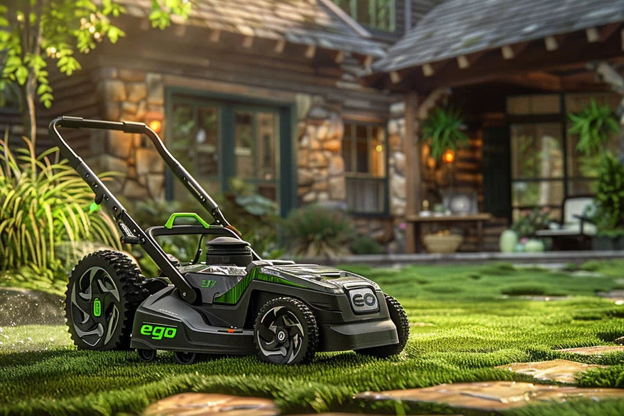 small battery operated lawn mowers
