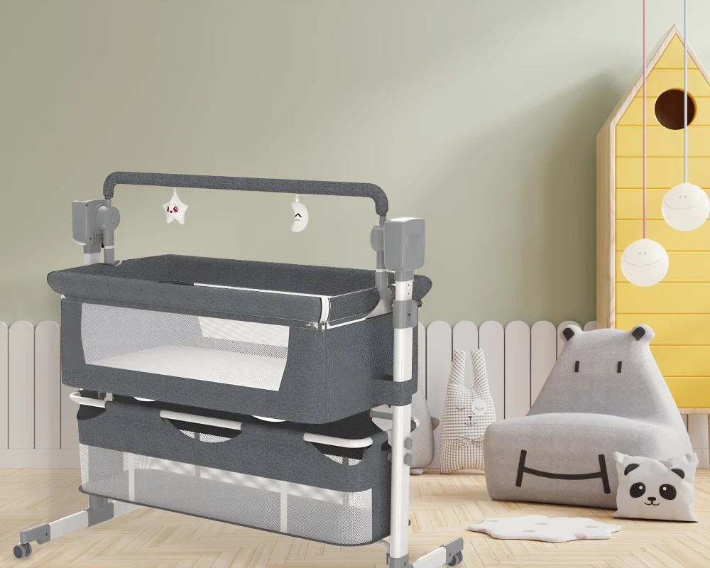 bedside bassinet rocking