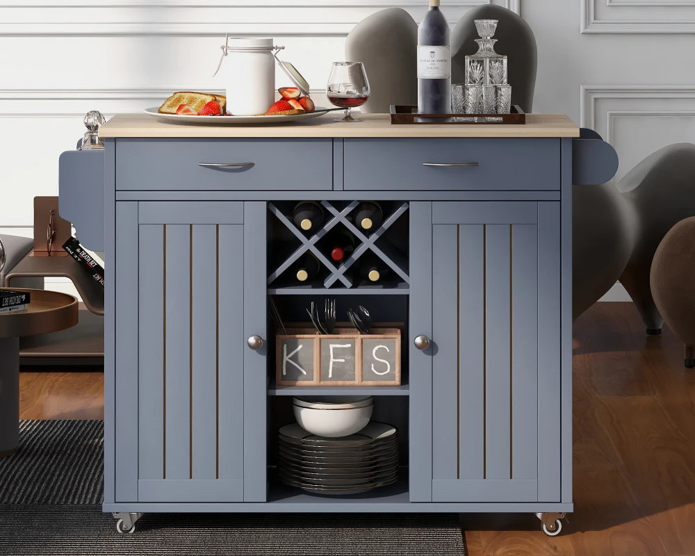 kitchen cabinet with wheels